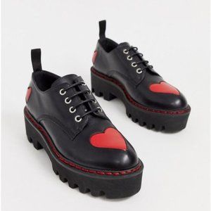 ASOS Lamoda Heart Chunky Shoes